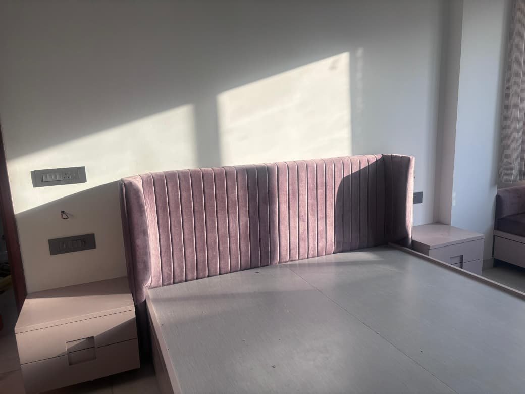 Stripe Design Bed - Global Sofa Repairing